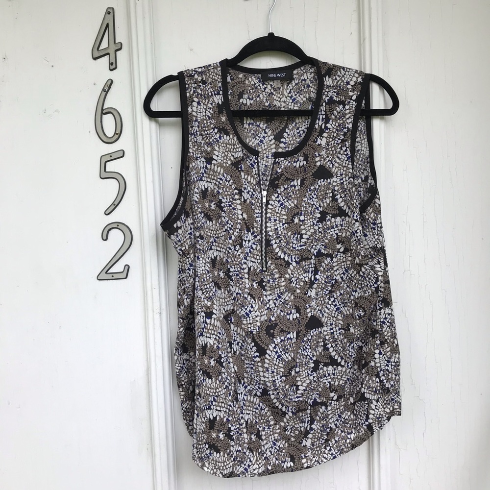 Nine West Kaleidoscope Print Tank